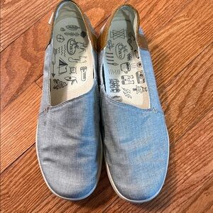 Chaco Gray and Brown Slip-On Shoes